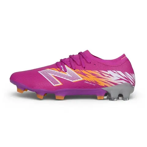 New Balance Furon Team V9 Pink Firm Ground FG Football Boot - Purple/Magenta