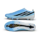 Adidas F50 Hyperfast Laceless Elite Light Blue Firm Ground FG Football Boot
