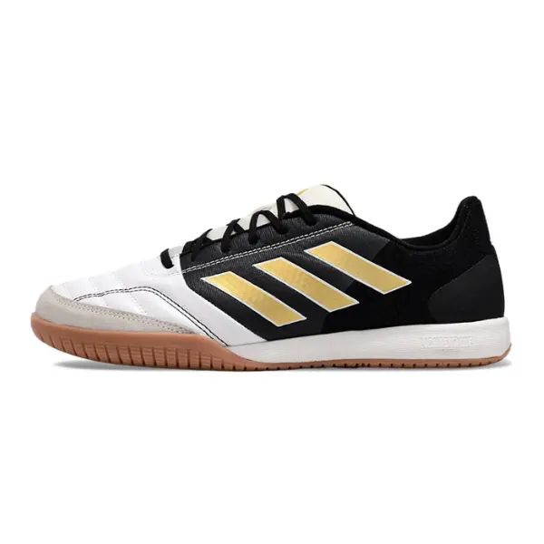 Adidas Competition Top IC White Black and Yellow Futsal Football Boot