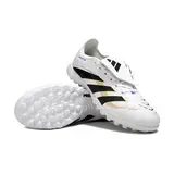 Adidas Predator 25 Fold-Over Tongue League White Turf TF Kids Football Boot