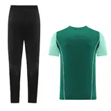 Adidas Green Black Training Set T-Shirt and Pants