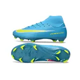 Nike Air Zoom Mercurial Superfly 10 Academy Blue and Yellow Firm Ground FG Football Boot