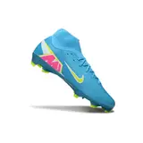 Nike Air Zoom Mercurial Superfly 10 Academy Blue and Yellow Firm Ground FG Football Boot