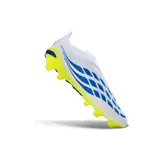 Adidas Predator 26 Elite Laceless White and Yellow Firm Ground FG Football Boot
