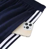 Adidas Dark Blue Training Set T-Shirt and Shorts - Navy/Blue Pattern