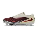 Nike Phantom 6 Elite White and Dark Red Kids Fim Ground FG  Football Boot