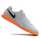 Nike Tiempo 10 Legend Academy Grey and Orange Indoor IC Football Boot