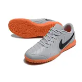 Nike Tiempo 10 Legend Academy Grey and Orange Indoor IC Football Boot