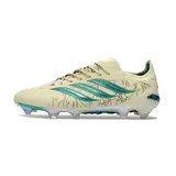 Adidas Predator 26 Elite Beige and Green Firm Ground FG Football Boot