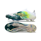Adidas F50+ Elite Laceless White and Green Mo Salah Pack Firm Ground FG Football Boot