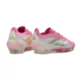 Adidas Predator 26 Elite Pink, White and Golden Firm Ground FG Football Boot