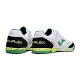 Joma Top Flex 24 IC White Green and Black Futsal Football Boot