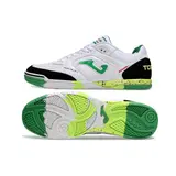 Joma Top Flex 24 IC White Green and Black Futsal Football Boot