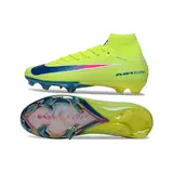 Nike Air Zoom Mercurial Superfly 10 Elite Yellow and Blue Firm Ground FG Football Boot
