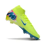 Nike Air Zoom Mercurial Superfly 10 Elite Yellow and Blue Firm Ground FG Football Boot