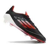 Adidas F50 Elite Black White and Red Firm Ground FG Football Boot