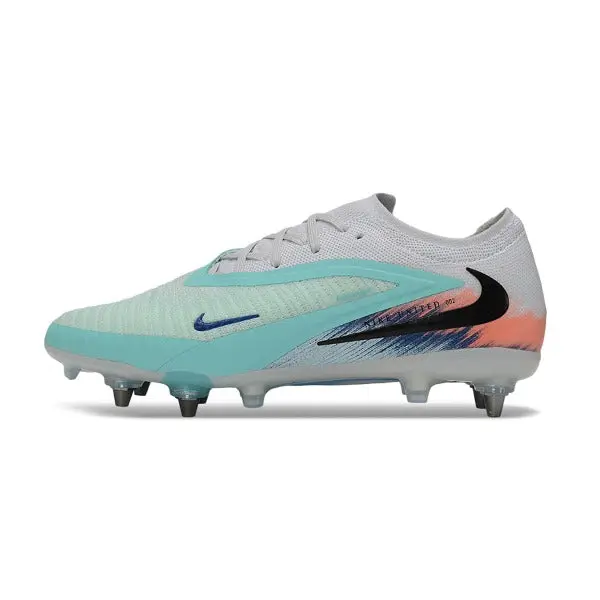 Nike Phantom 6 Elite United 002 Pack Mixed Studs SG Football Boot - Teal/Grey