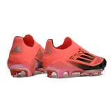Adidas F50+ Elite Laceless Vivid Horizon Pack Firm Ground FG Football Boot - Black Toe Pink Plate