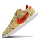 Nike Streetgato Beige and Red Indoor IC Football Boot