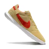 Nike Streetgato Beige and Red Indoor IC Football Boot