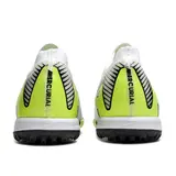 Nike Zoom Mercurial Vapor 16 Elite White and Light Green Turf TF Kids Football Boot