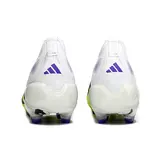 Adidas Predator 25 Elite Laceless White and Green Firm Ground FG Kids Football Boot