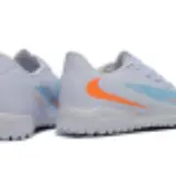 Nike Phantom 6 Academy White Blue and Orange Turf TF Football Boot