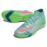 Nike Mercurial Superfly 10 Elite Cosmic Speed 2 Pack Black and Blue Indoor IC Football Boot - Green/Blue