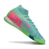Nike Mercurial Superfly 10 Elite Cosmic Speed 2 Pack Black and Blue Indoor IC Football Boot - Green/Blue
