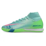 Nike Mercurial Superfly 10 Elite Cosmic Speed 2 Pack Black and Blue Indoor IC Football Boot - Green/Blue