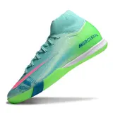 Nike Mercurial Superfly 10 Elite Cosmic Speed 2 Pack Black and Blue Indoor IC Football Boot - Green/Blue