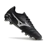 Mizuno Morelia Neo IV Elite Black and White Firm Ground FG Football Boot