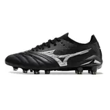 Mizuno Morelia Neo IV Elite Black and White Firm Ground FG Football Boot