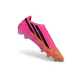Adidas F50 Hyperfast Laceless Elite Pink Firm Ground FG Football Boot