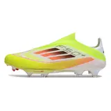 Adidas F50+ Elite Laceless Green White and Orange Firm Ground FG Football Boot