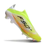 Adidas F50+ Elite Laceless Green White and Orange Firm Ground FG Football Boot