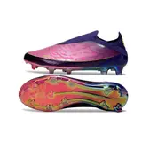 Adidas F50 Elite Laceless Pink and Purple Firm Ground FG Football Boot - Purple