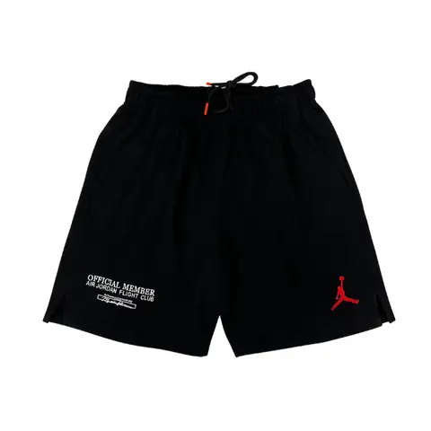Jordan Black Shorts - Red Jumpman