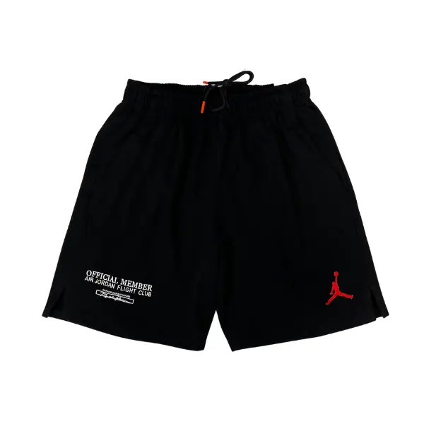 Jordan Black Shorts - Red Jumpman
