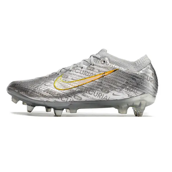 Nike Zoom Mercurial Vapor 15 Elite Silver Aluminium Studs SG Football Boot