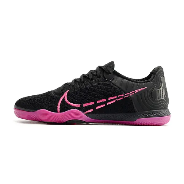 Nike Reactgato Black and Pink Indoor IC Football Boot Size 42Eu
