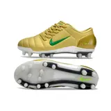 Nike Total 90 III Gold and Green Firm Ground FG Football Boot