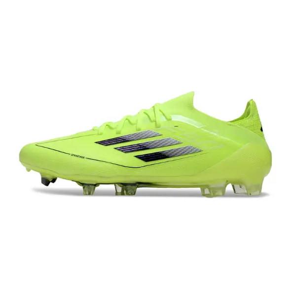 Adidas F50 Primeknit Elite Green and Black Firm Ground FG Football Boot