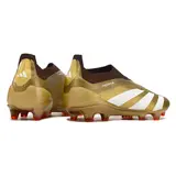 Adidas Predator 30 Elite Laceless Gold and Red Firm Ground FG Football Boot