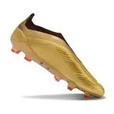 Adidas Predator 30 Elite Laceless Gold and Red Firm Ground FG Football Boot