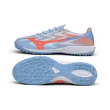 Mizuno Alpha III Elite White and Blue Turf TF Football Boot