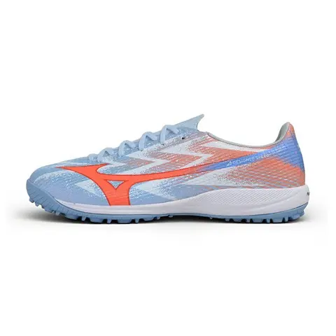 Mizuno Alpha III Elite White and Blue Turf TF Football Boot
