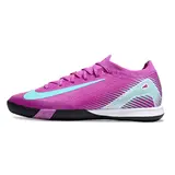 Nike Zoom Mercurial Vapor 16 Elite Purple and Light Blue Indoor IC Football Boot