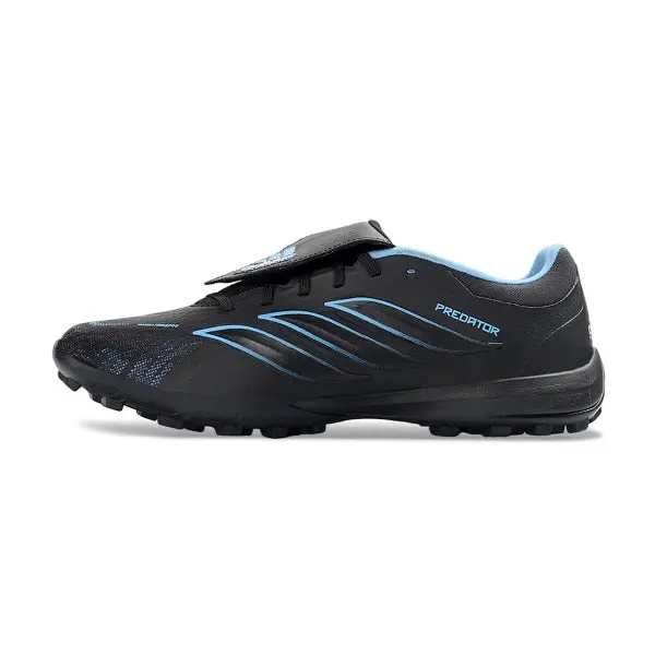 Adidas Predator 26 League Tongue Black and Blue Turf TF Football Boot