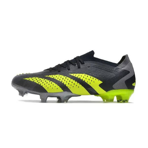 Adidas Predator Accuracy.1 Low Supercharge Pack Black and Yellow Firm Ground FG Football Boot